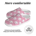 thumbnail image 6 of KLL Cute Cat Pattern Adult Unisex Cozy Slippers,Fuzzy Slip-on Slippers TPR Sole Slippers Comfort Plush Home Footwear for Indoor & Outdoor-8, 6 of 7