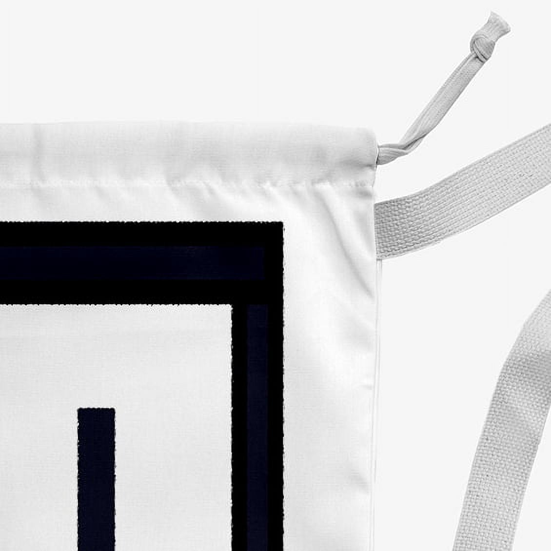 Simply Daisy Modern Monogram 18 x 29 inch N Laundry Bag