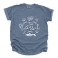 thumbnail image 3 of Sea La Vie Collage - Women's Garment Dyed Graphic T-Shirt, 3 of 9