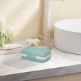 thumbnail image 3 of Soap Dish 1 Pack, Shower Bar Soap Holder, Travel Soap Dish With Lid, Camping, Bathroom Accessories Buy 2 Save 10%, 3 of 4