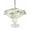 Off White, variant on Outdoor Tablecloth with Umbrella Hole for Patio/Picnic/Party/Camping, Weeping Leaves Waterproof Table Cloth Square Cover Washable, Summer Green Branch Berry Farmhouse (60"x 60")