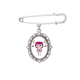 thumbnail image 1 of Constellation Luck Tendency Libra Balance UU Brooch Pin Dress Shirt Shawl Clips, 1 of 3