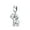 Grey, variant on Womens .925 Sterling Silver Red Heart Lucky Zoo Animal Good Luck Elephant Bead Charm Polished for Bracelet