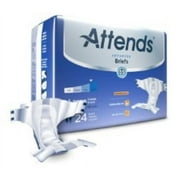 Attends Advanced Adult Brief Tab Closure Large Disposable Heavy Absorbency, DDC30 - Pack of 24