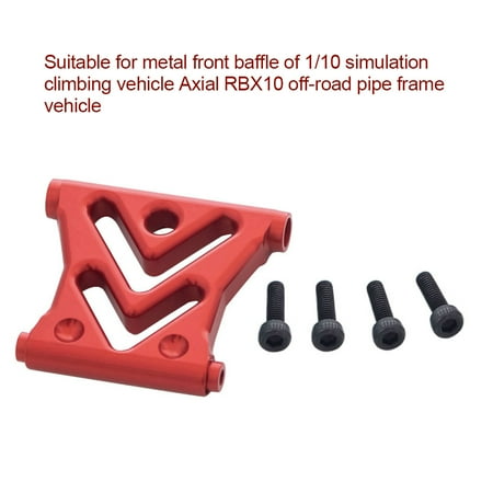 

Metal Front Baffle Axial RBX10 Off-road Pipe Frame Vehicle Professional Design Durable Lightweight Metal Material Upgrade Part
