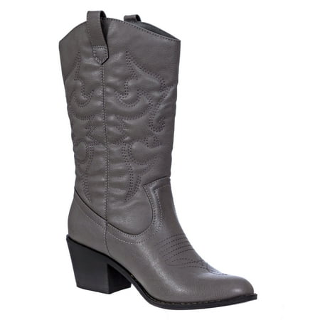 

Charles Albert Women s Embroidered Modern Western Cowboy Boot