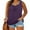 Purple A, variant on Loopsun Plus Size Tank Top for Women, Women's Fashion Solid Color Sleeveless V Neck Loose Tank Top Army Green