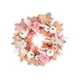 thumbnail image 5 of Adorno colgante de pared, corona de cosecha, dalias artificiales, corona de otoño, corona Artificial de Halloween para porche de pared interior y, 5 of 9
