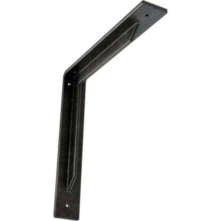 

Ekena Millwork 2 W x 12 D x 12 H Stockport Steel Bracket Antiqued Silver