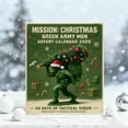 thumbnail image 6 of Christmas Decoration – Green Army Men Advent Calendar, 24 Days Of Christmas Countdown, Christmas Military Unit Countdown, Military Character Advent, 24-Day Calendar Gift, 6 of 6