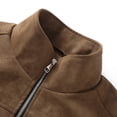 thumbnail image 4 of Lightweight Casual Jacket Solid Color Outerwear For Daily Wear Comfortable Zip Up Windbreaker, 4 of 8