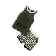 thumbnail image 4 of Jumpingount Yinyinxull - Conjuntos de 2 piezas sin mangas para bebés y niños pequeños, camisetas sin mangas de verano, pantalones cortos, conjuntos de ropa Verde 90cm, 4 of 6