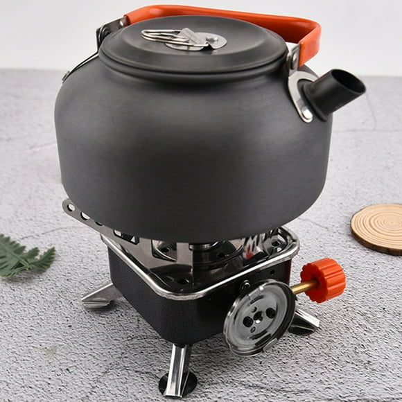 Suncoda Stainless Steel Cooking Stove, Outdoor Mini Stove Gas Stove Portable Folding Cassette Stove Camping Stove Picnic Utensils