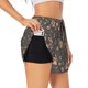 thumbnail image 1 of Balery Animal Paw Pantalones cortos deportivos para mujer con forro y dos bolsillos, elásticos, para entrenamiento, gimnasio, yoga-Large, 1 of 7