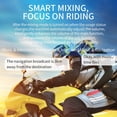 thumbnail image 2 of X5 Riding Helmet BT Headset BT 1000M Riding Intercom Motorcycle Music Sharing Helmets Headset Waterproof Long Battery Life Noise Reduction, 2 of 9