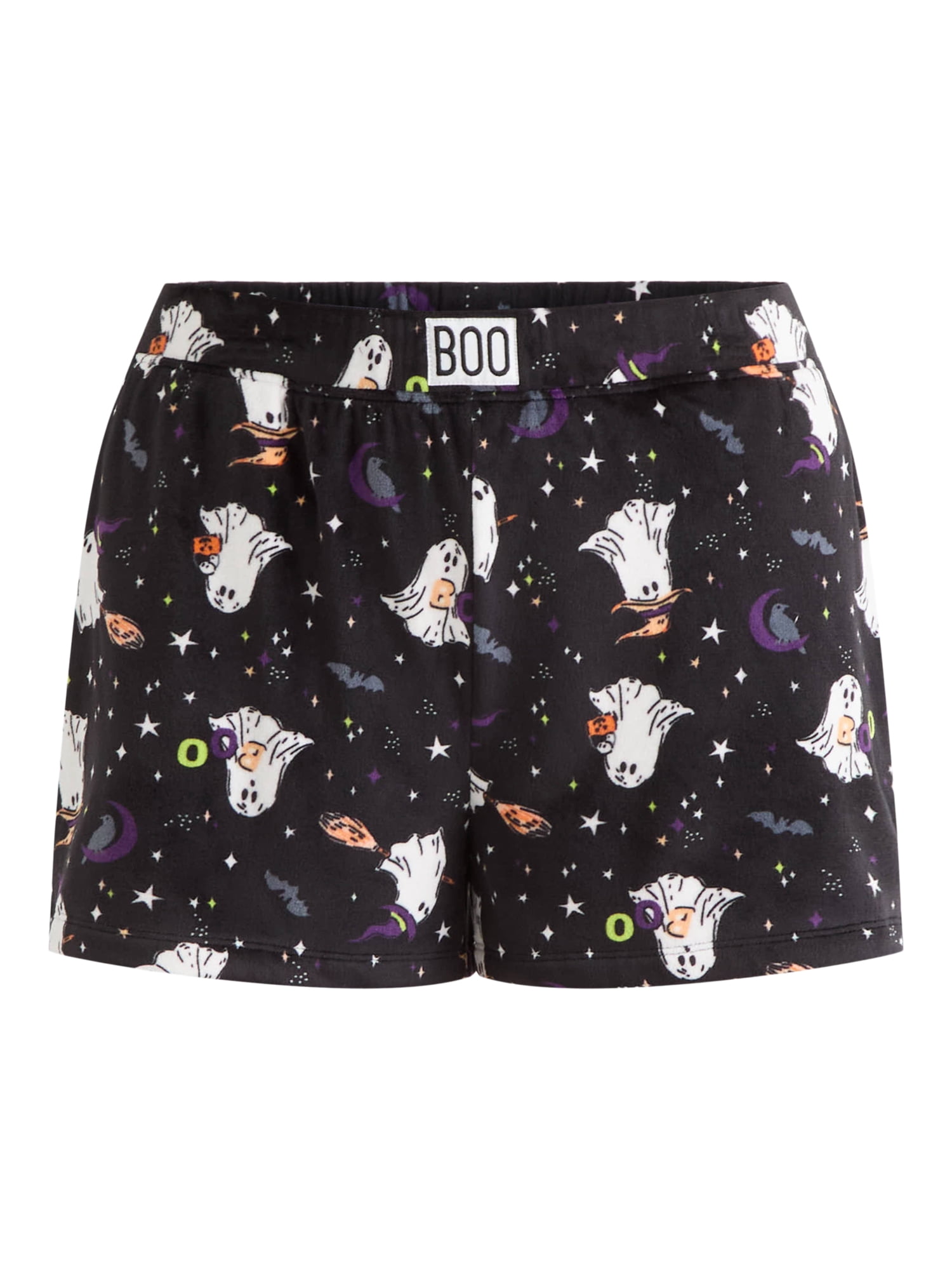 Way To Celebrate Womens Halloween 2-Pack Sleep Short, Sizes XS-3X
