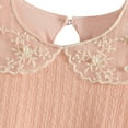 thumbnail image 3 of Richie House Girls' Carnation Gauzy Top with Cream Tulle Skirt and Pearl Accents RH0310-B-2/3, 3 of 7
