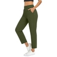 thumbnail image 2 of Sokhug Womens Stretch Golf Pants Ankle Length Casual Travel Pants Lightweight Workout Lounge Sweatpants, 2 of 9