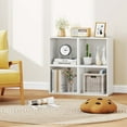 thumbnail image 6 of Costway 2 PCS Wooden Cube Storage Organizer Stackable Open Book Shelf for Small Space White, 6 of 9