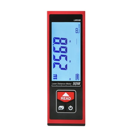 

Hi FANCY Laser Rangefinder Portable Bluetooth ClassⅡ Distance Meter 50M/164Ft Measuring Range Rechargeable Distance Meter with LCD Display