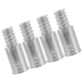 thumbnail image 2 of 4 Pcs Embout Fileté Adaptateur de Balai Remplacement Poignée en Acier Inoxydable Type Américain, 2 of 8