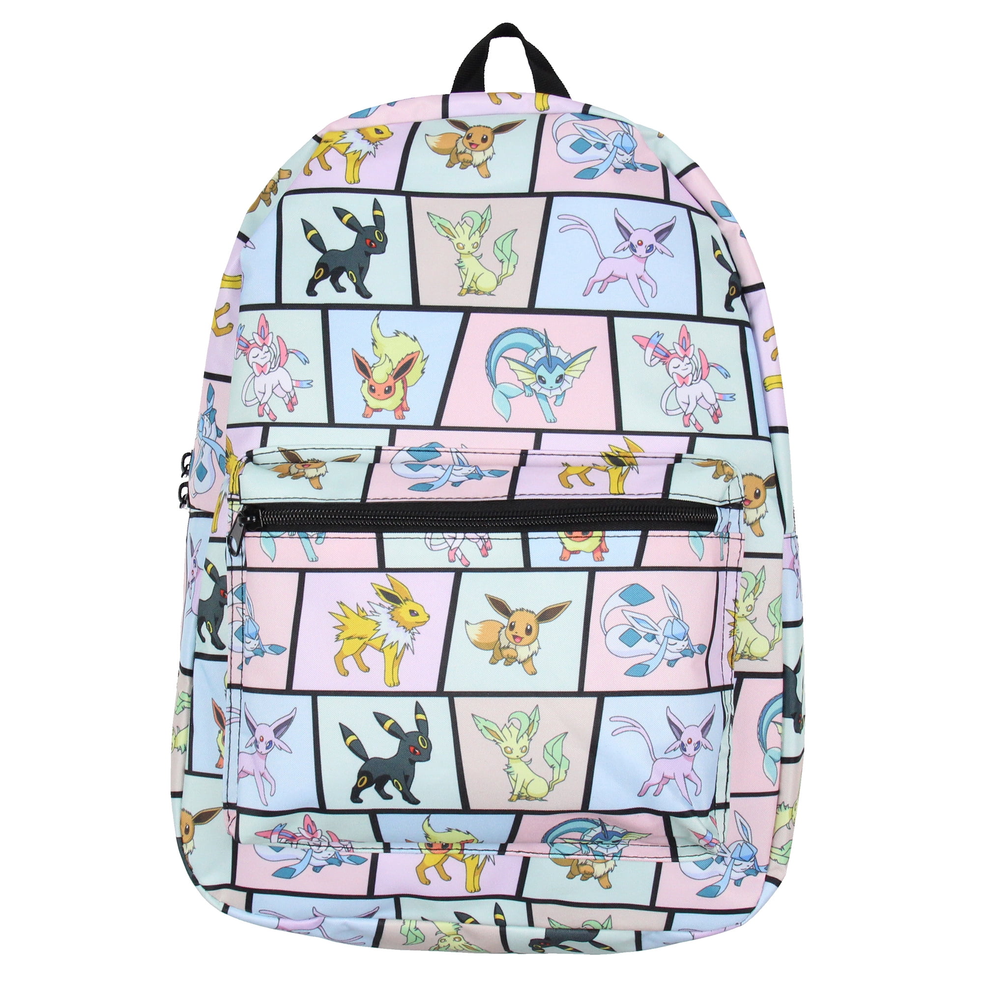 Pokemon Backpack Eevee Evolutions Laptop School Travel Backpack Bag 17"