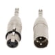 thumbnail image 3 of Adaptador TRS a XLR de 1/4 de pulgada Bling Bling 2 unidades conector estéreo de sonido balanceado, 3 of 12