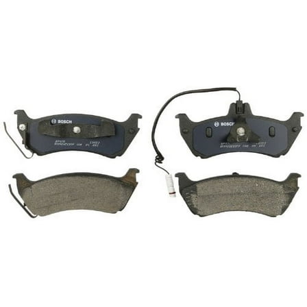 Bosch BP875 QuietCast Premium Semi-Metallic Disc Brake Pad Set For Mercedes-Benz: 1998-2003 ML320, 2003-2005 ML350, 1999 ML430; Rear