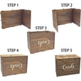 thumbnail image 2 of Rustic Wooden Card box 12x9x7 Inch Gift Card Box for Wedding Birthday Baby Shower Graduation Party, 2 of 3