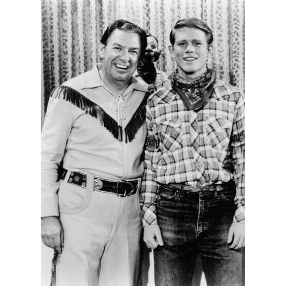 Happy Days Buffalo Bob Smith Howdy Doody Ron Howard 5x7 inch photo