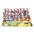 thumbnail image 1 of TISHITA Military Figures Soldier Play Set & 2 Flags For Children's Gift Red, 1 of 6