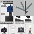 thumbnail image 6 of Zealsound RGB Selfie Light, 138 LEDs, 360° Full Color Video Light, 2700–6500K Dimmable, 20 Effects, 1800mAh Rechargeable for Phone, iPhone, Camera, Computer, Webcam, Gaming, Makeup, Vlogging, TikTok, 6 of 9