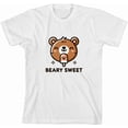 thumbnail image 3 of Beary Sweet Youth White Crew Neck Short Sleeve Tee-Medium, 3 of 4