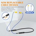 thumbnail image 4 of Auriculares Bluetooth MIPEACE, banda para el cuello, 29 dB, azul ruido, 4 of 7