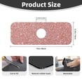 thumbnail image 2 of Kdxio Rose Gold Glitter Pattern Non-Slip Diatom Mud Faucet Drain Pad,Self Absorbent Mat for Kitchen Sink for Variety Kitchen & Bathroom Countertops, 2 of 7