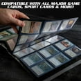 thumbnail image 5 of Monster Mega Gray Holofoil 9 Pocket XL Binder with Hard Cover (Twice as Large)- Holds 720 Collectible Trading Cards - Compatible with Pokemon, Yugioh, MTG and Other RPG Games- Keeps Your Cards Safe, 5 of 5