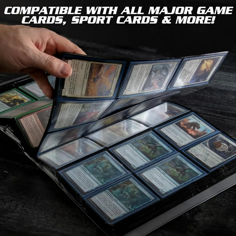 yugioh deck binder Amazon.com: Trading Card binder for Y-G-O Cards- 990 Pockets Card Album  with Sleeves Compatible with TCG Cards, TCG Cards Or Other Standard Size  Cards Holder-Dragon : Office Products