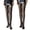 Color 2, variant on 2-Pack Women's Gothic Punk Jacquard Fishnet Tights - Patterned Mesh Stockings with Edgy Style