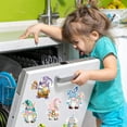 thumbnail image 4 of Easter Decorations for The Home, Dwarf Bunny Easter Cartoonish Magnetic Sticker Waterproof Home Decoration Magnetic Refrigerator Sticker, 4 of 6