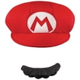 thumbnail image 1 of Disguise MARIO costume Chapeau Adulte et Moustache, 1 of 1