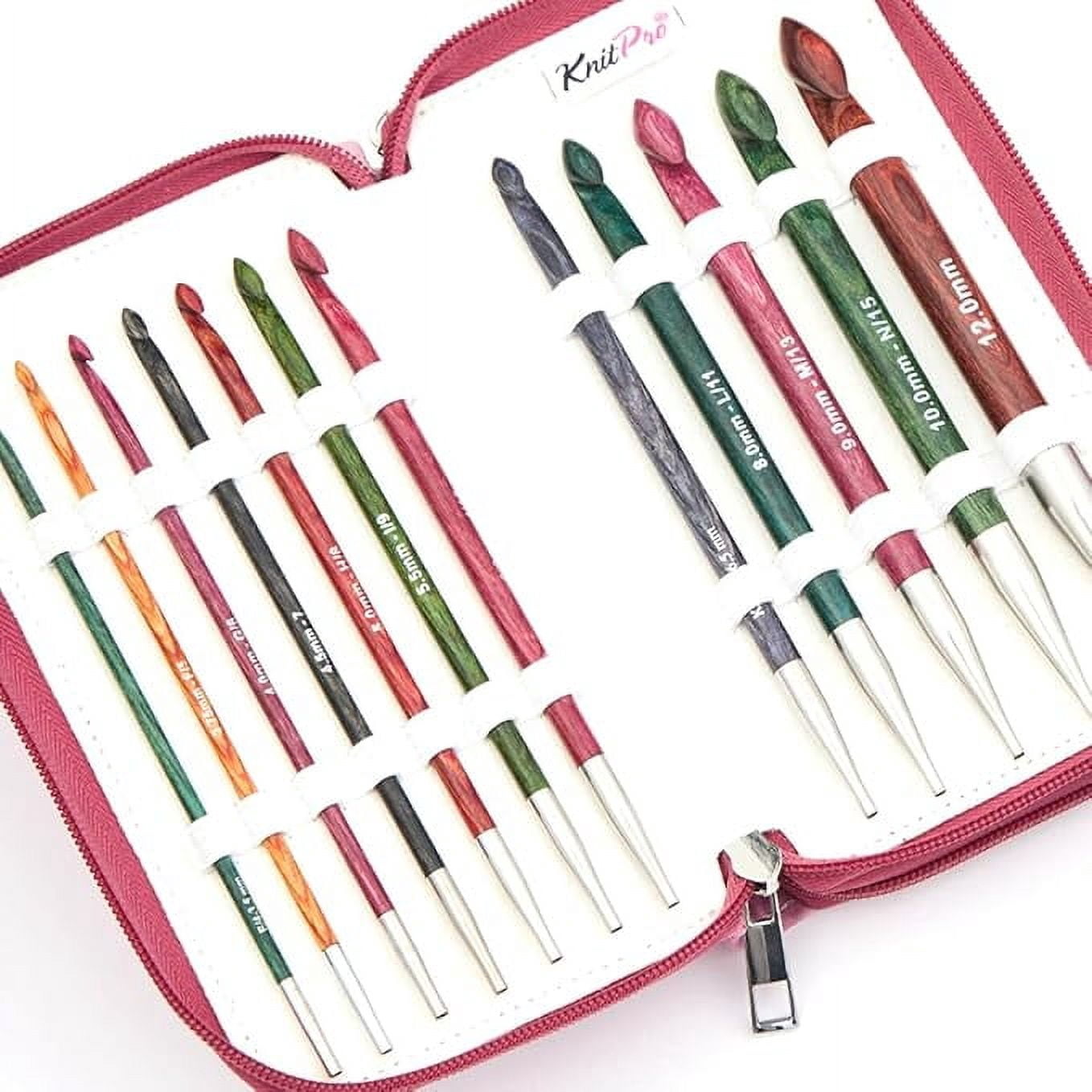 KnitPro Dreamz Grande Afghan/Tunisian Crochet Hook Set - 12 Sizes (3.5mm - 12mm)