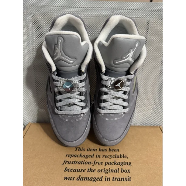 N I-K-E A i r-Jor-dan Retro 5 Golf 2020 Wolf Grey/Light Graphite/White Mens Sz 9