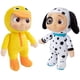 thumbnail image 1 of Juguete de peluche CocoMelon JJ Puppy & Duck, 20 cm, 18 o más meses, paquete de 2, 1 of 5