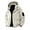 Beige-08, variant on Men's Hooded Utility Jacket, Waterproof Windbreaker with Multi-Pockets & Arm Patch, Outdoor Streetwear