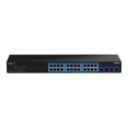 thumbnail image 1 of TRENDnet TEG 30284 - Switch - Intelligent - 24 x 10/100/1000 + 4 x 10 Gigabit SFP+ - Montable en Rack - Conforme TAA, 1 of 3