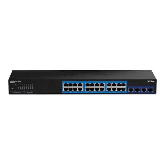 TRENDnet TEG 30284 - Switch - Intelligent - 24 x 10/100/1000 + 4 x 10 Gigabit SFP+ - Montable en Rack - Conforme TAA