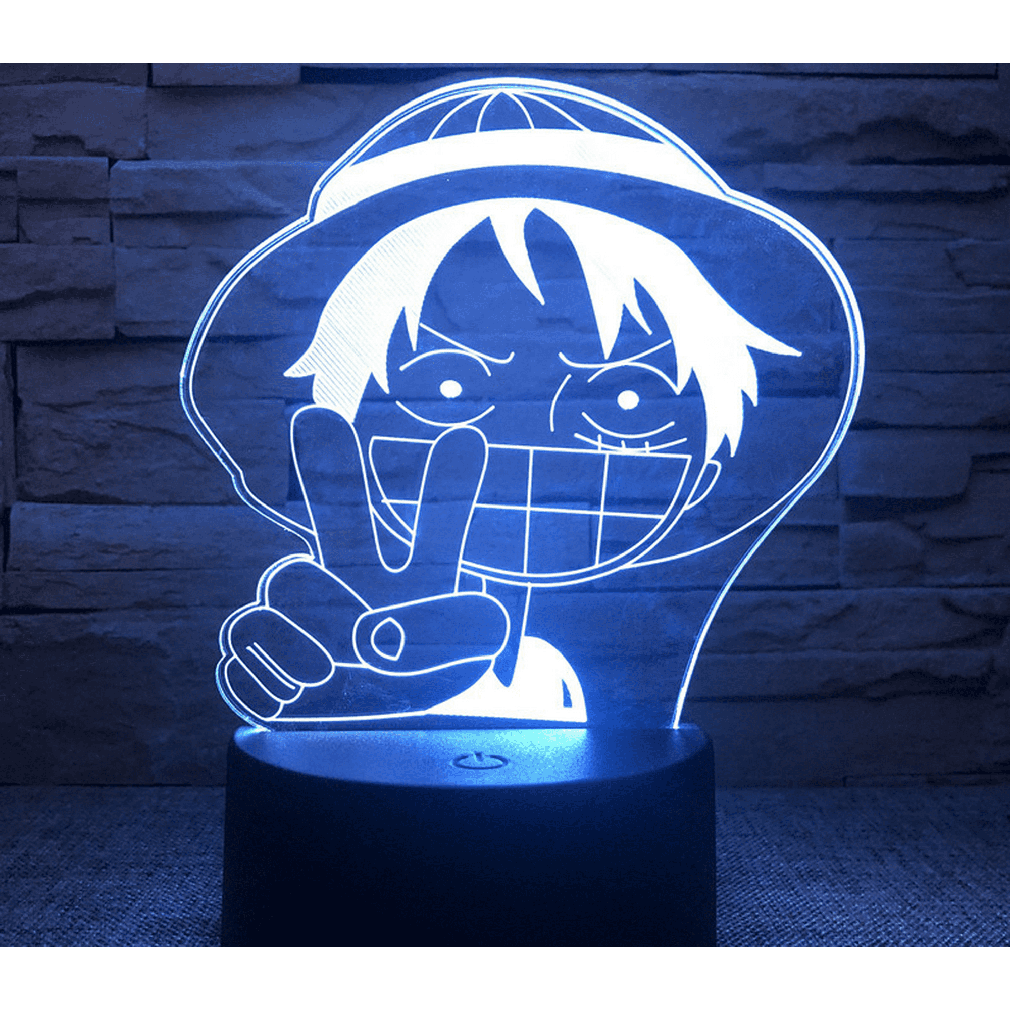 One Piece Anime Series Touch Remote Control Creative 3D Night Light Bedside  Lamp K usb Touch Remote Control 16 Colors | Walmart Canada