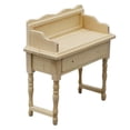 thumbnail image 1 of Minkissy Beige Mini Desk Model for Decor Synthetic Material Vivid Durable Adornment Small Size, 1 of 8
