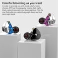 thumbnail image 2 of Bearachild Auriculares Auriculares Bluetooth compatibles Desmontables Con cable Intercambiables Tapones para los oídos Controlador profesional Electrónica Negro, 2 of 6