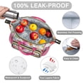 thumbnail image 3 of Pioneer Flower Floral Print Pattern Womens Lunch Box for Work,Insulated Large Lunch Bag for Tween and Teen,Loncheras Para Mujer,Leakproof Adult Lunch Bag for Work,Beach,Travel,Picnic,Camping, 3 of 7